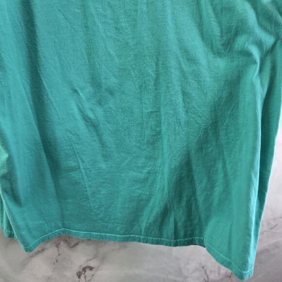 Disney T Shirt Womens Large Blue Short Sleeve Crew Walt Wood Retro Stripe Tee - Picture 7 of 8